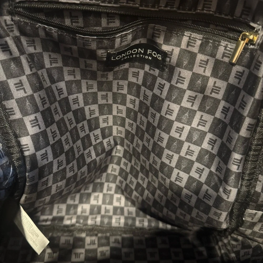 London Fog  Edie Quilted Backpack with Gold Hardware